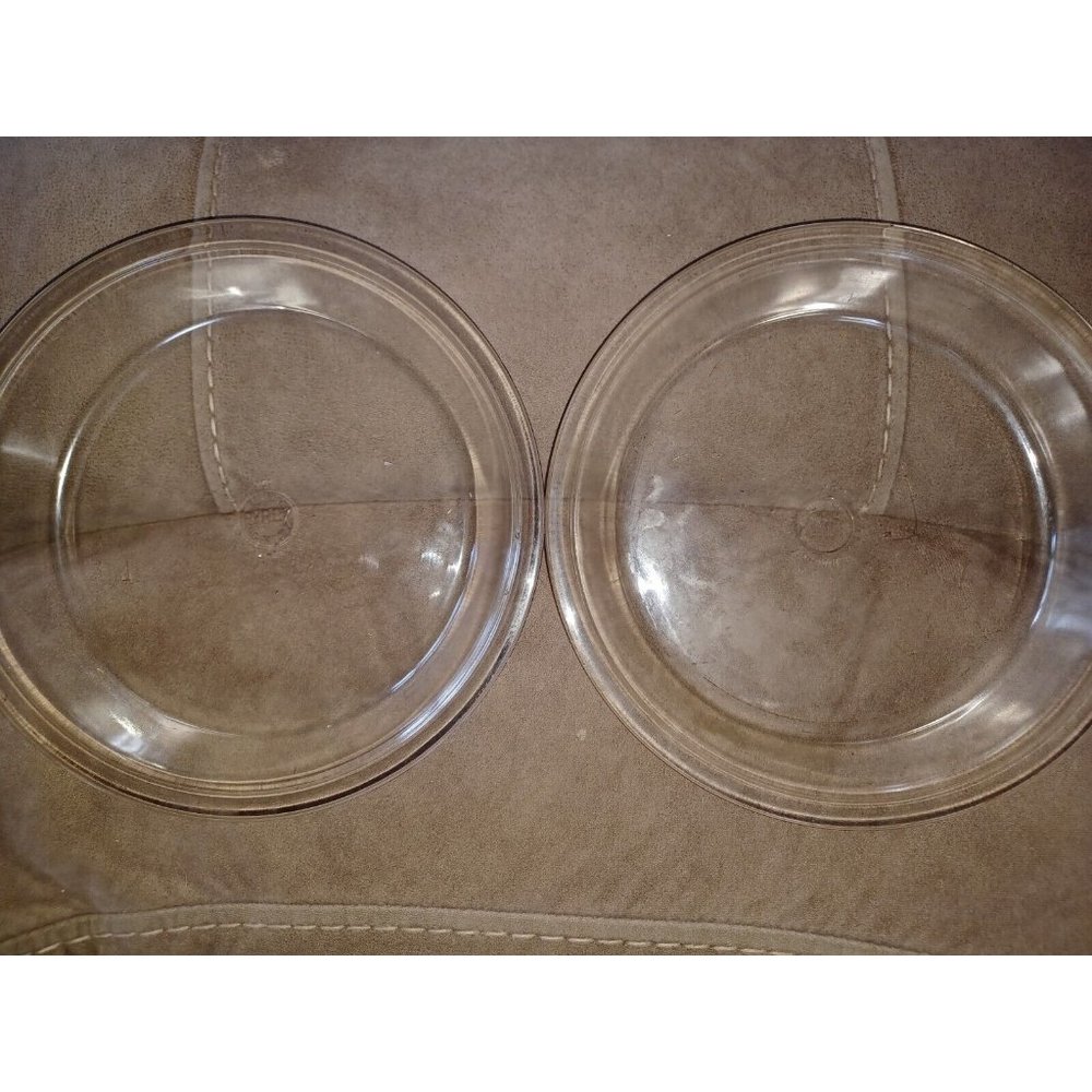 Lot of 2 Vintage Pyrex Pie Plate 9" Baking Pie Dish  #209 GOOD CONDITION